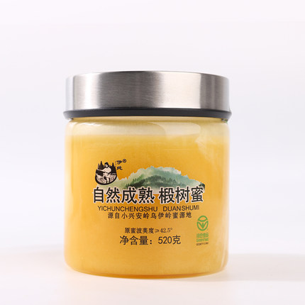 成熟椴树蜂蜜无添加原蜜商务520克装玻璃瓶